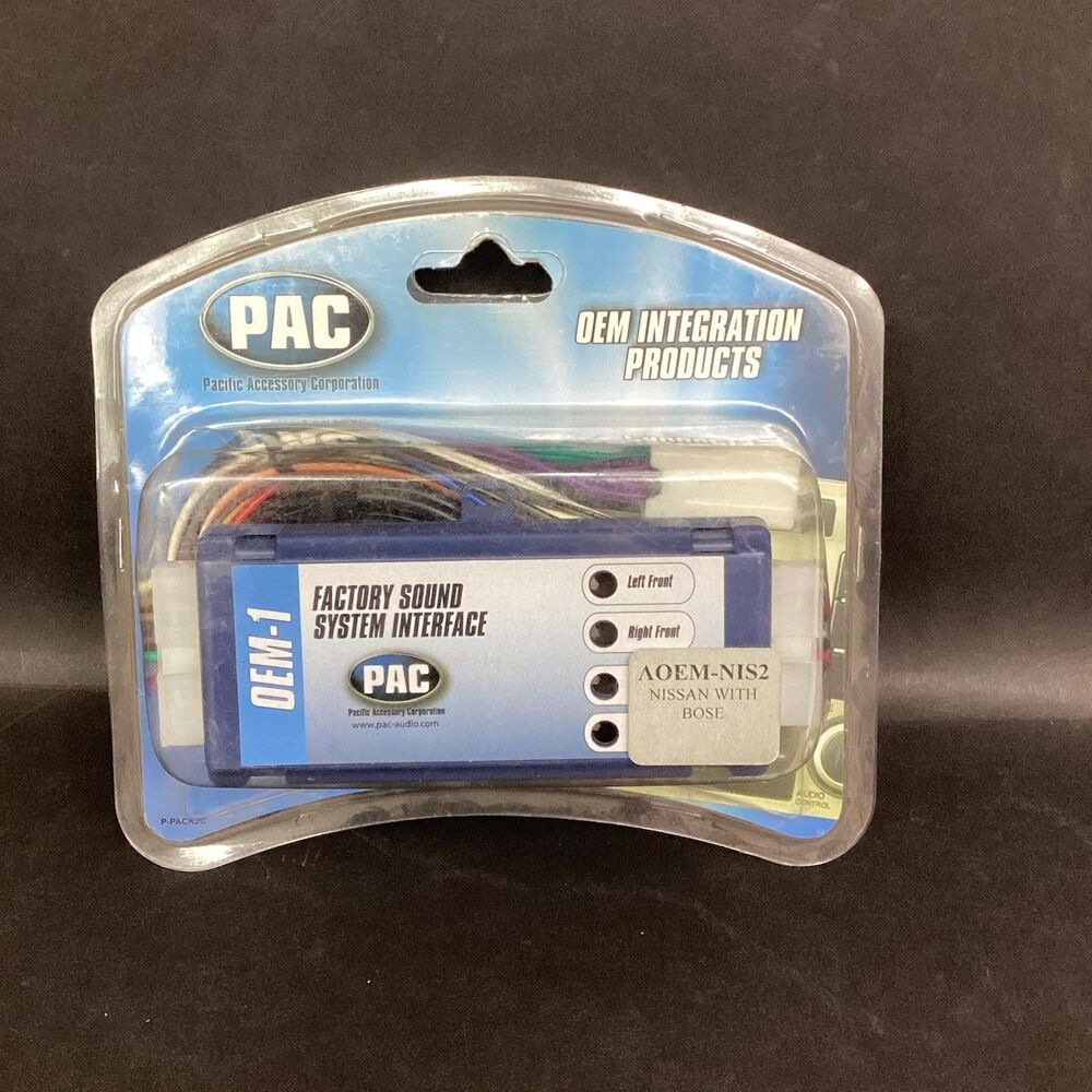 PAC OEM-1 Factory Sound System Interface AOEM-NIS2 Nissan with Bose - New!